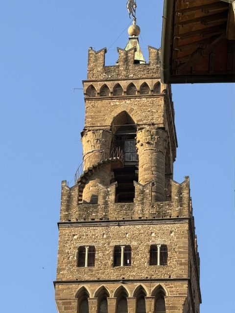Palazzo Vecchio tower against sky