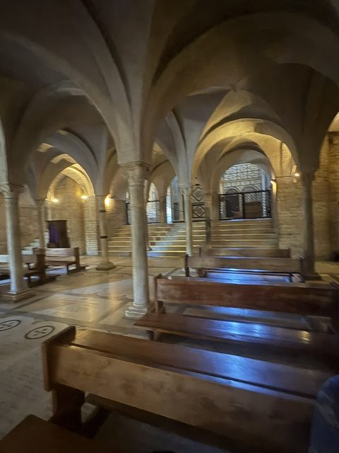 Church side aisle