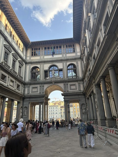 Uffizi Gallery courtyard
